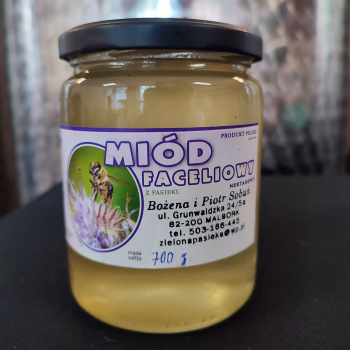 Miód faceliowy 700 g